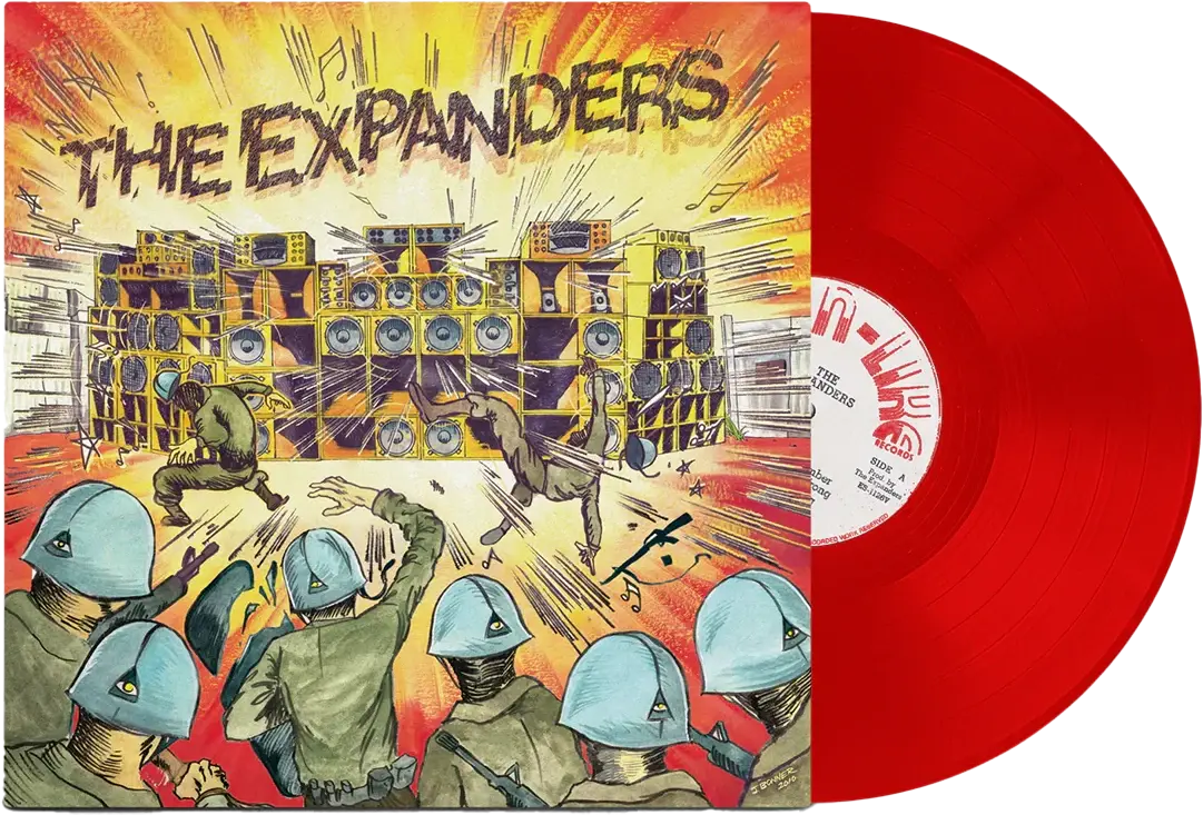 The Expanders self-titled album on blood red vinyl