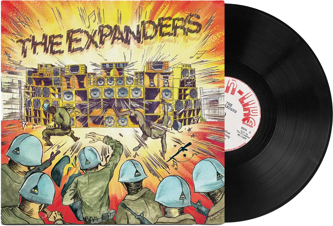 The Expanders self-titled album on black vinyl
